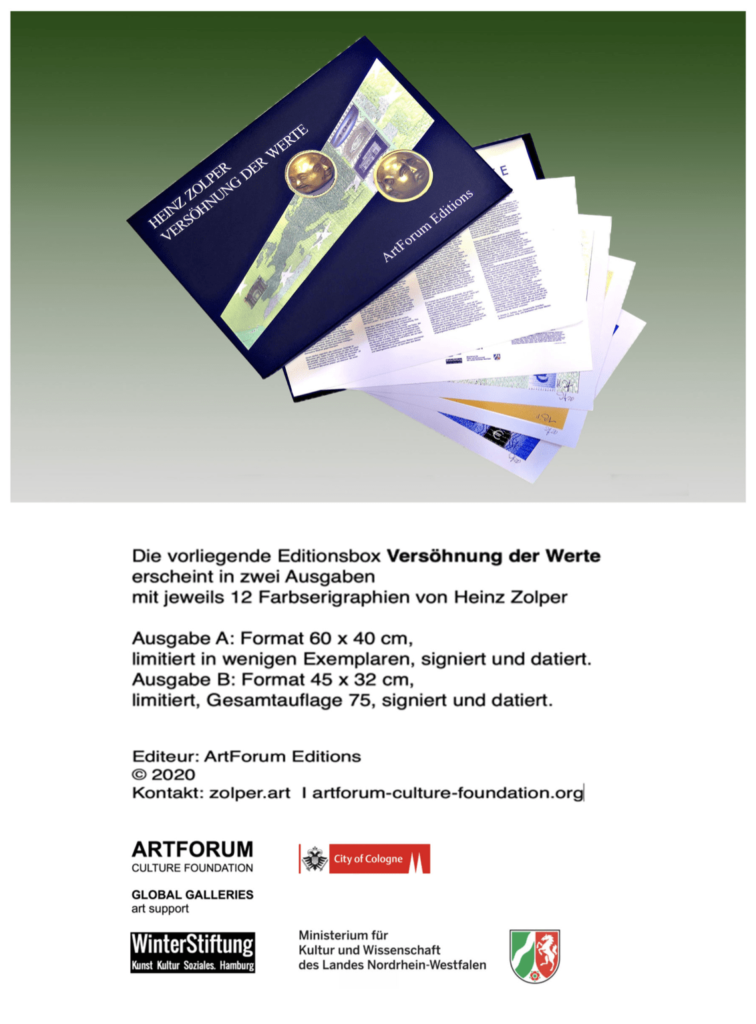 Versöhnung der Werte - Heinz Zolper. ArtForum Editions