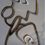 Michael Jansen - Abstract figure - polished steel