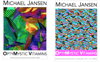 Plakate zu Ausstellungen von Michael Jansen: