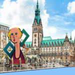 Weltfrauentag: Heinz Zolper, Liebe und Respekt. Dame-Skulptur vor Hamburger Rathaus, Entwurf