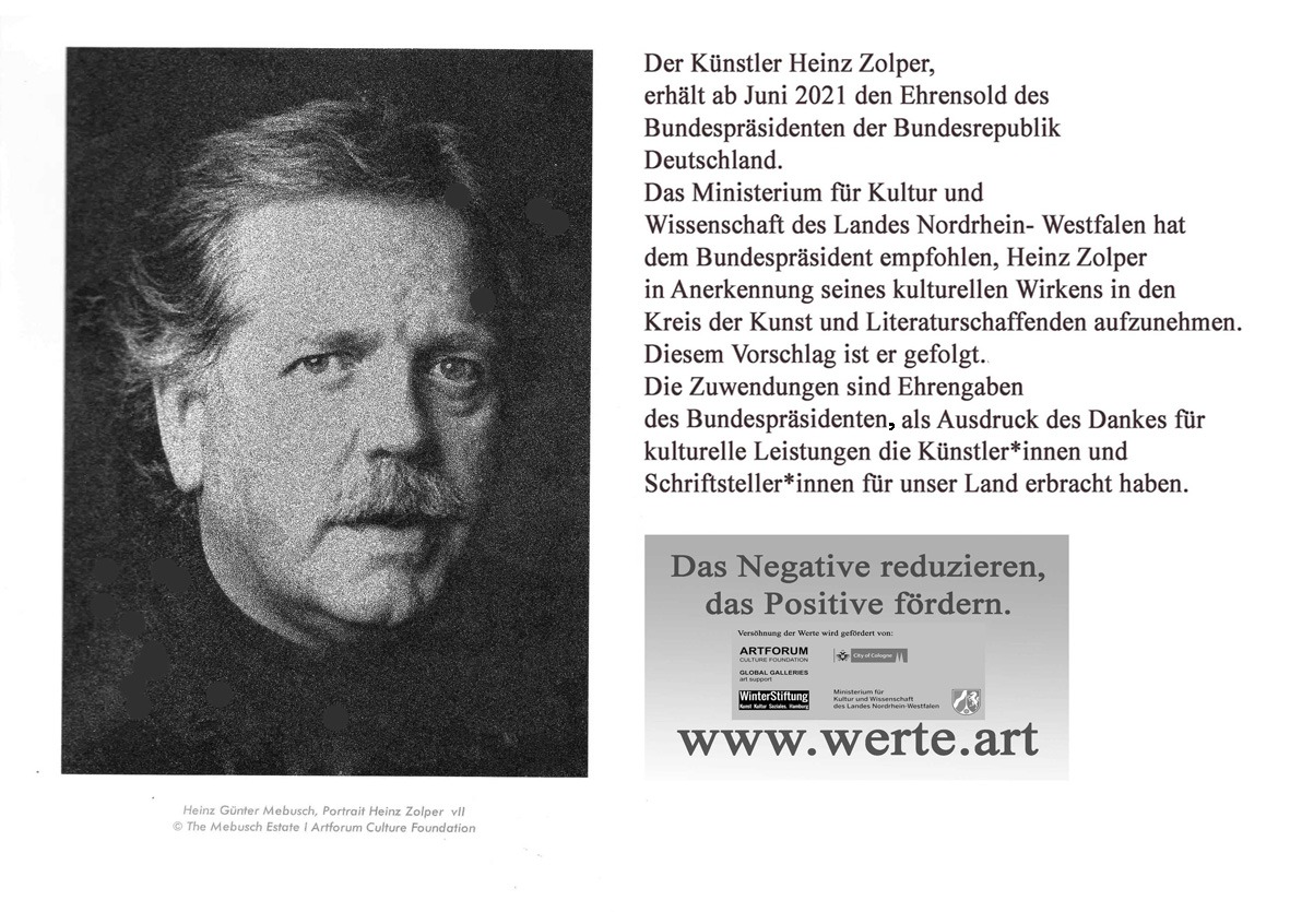 Ehrung des Bundespräsidenten für Heinz Zolper Ehrung des Bundespräsidenten für Heinz Zolper