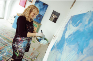 Jana Dettmer im Atelier